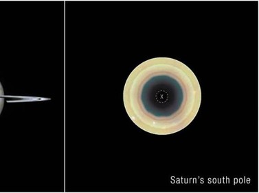 Hubble Discovers Giant 10-Sided Wave Around Saturn