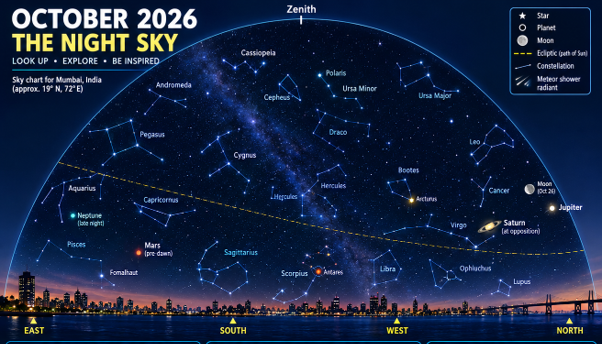 Look up… October 2026 Night Sky